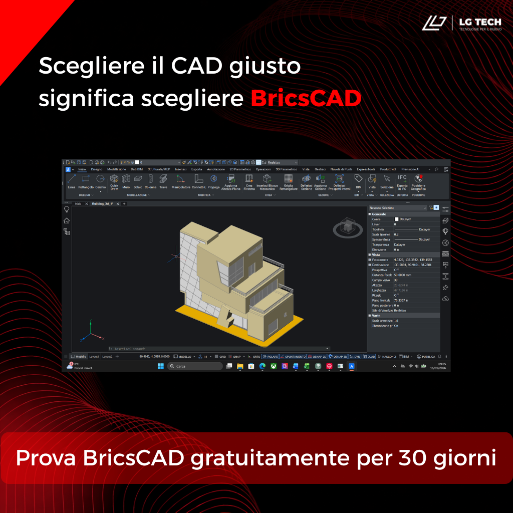 BricsCAD: più valore operativo, meno costi