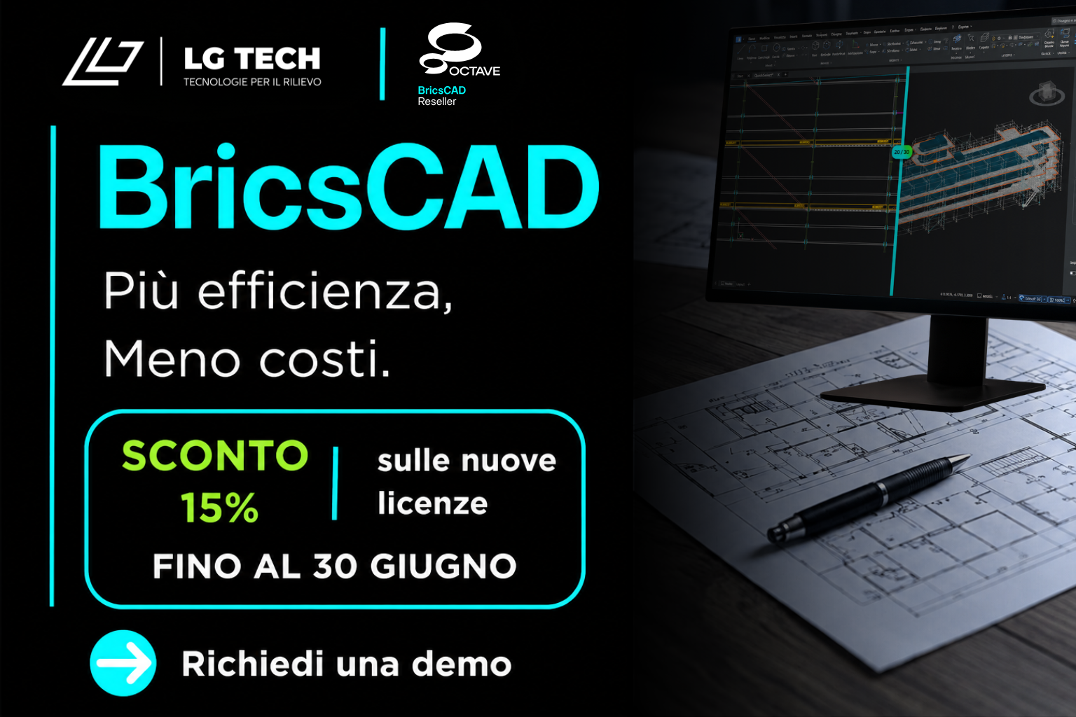 BricsCAD in promozione: approfittane ora