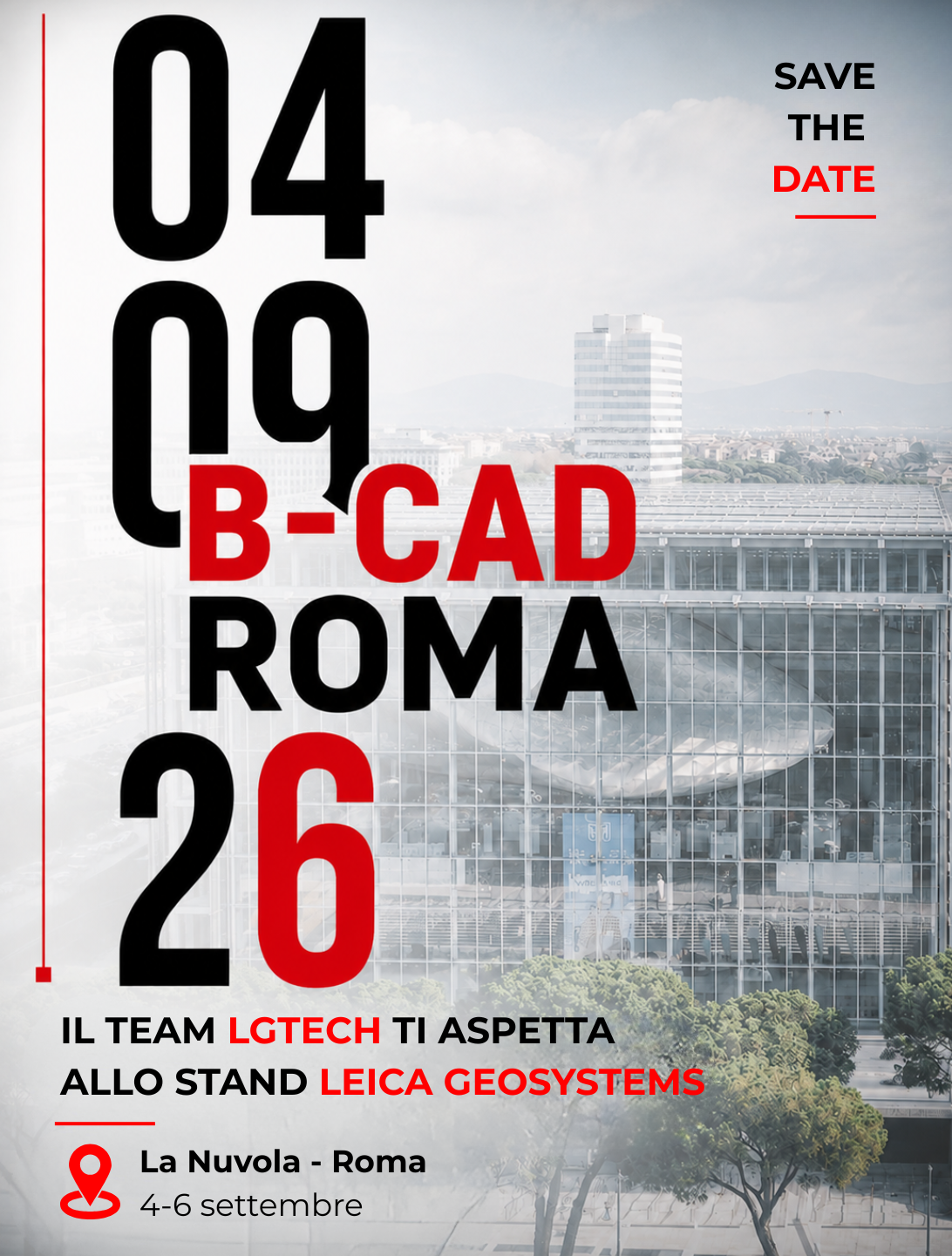 LGTECH vi aspetta a Roma per B-CAD 2026